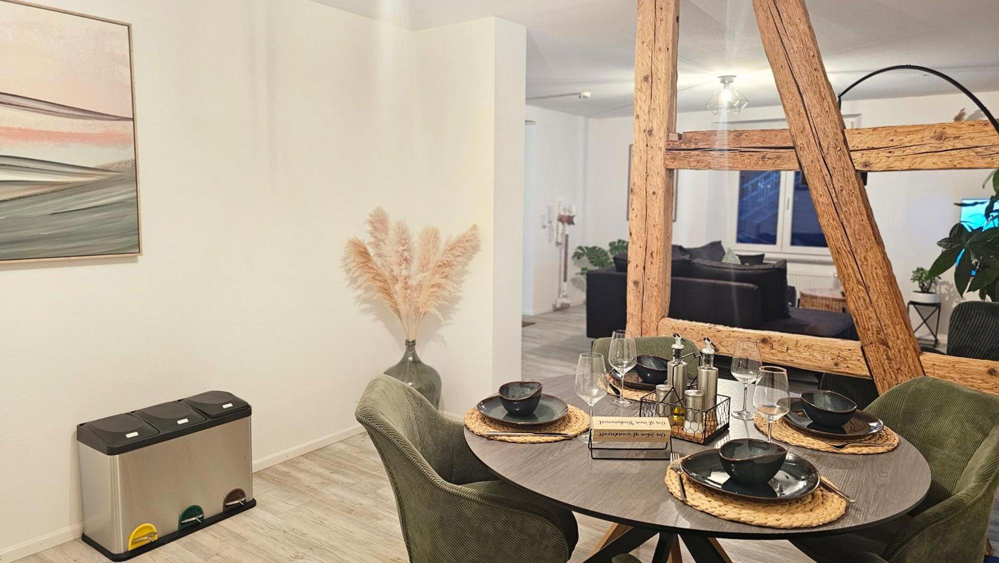 Design-Apartment II Boxspring I Nespresso I Balkon I Basel 10 Km I Tiefgarage Eimeldingen Buitenkant foto