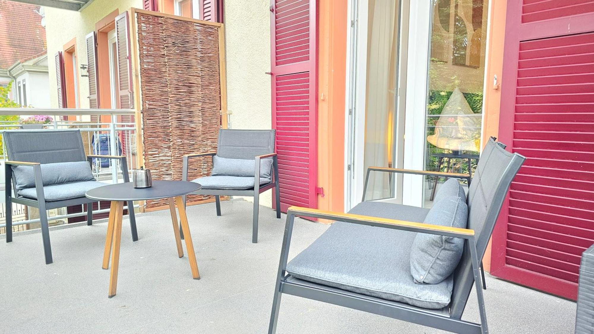 Design-Apartment II Boxspring I Nespresso I Balkon I Basel 10 Km I Tiefgarage Eimeldingen Buitenkant foto